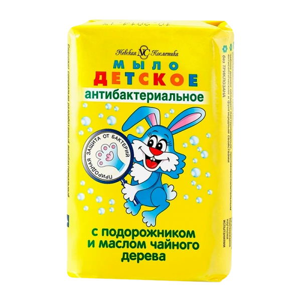 Мыло Невская Косметика Антибактериальное для детей 90 г 6шт (1/72)