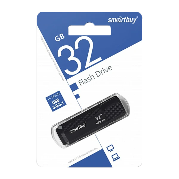 Флеш-накопитель Smartbuy Dock 32GB USB3.0 пластик черный