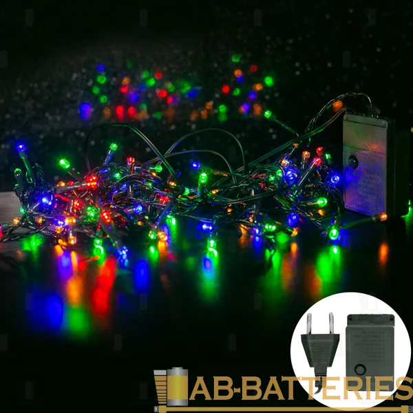 Гирлянда Старт НГ 40LED 4.0м лампочки нить 1 режим ассорти (1/25/100)