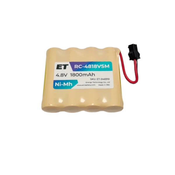 Аккумулятор ET RC-4818VSM PK1 черный, 4.8В, 1800мАч