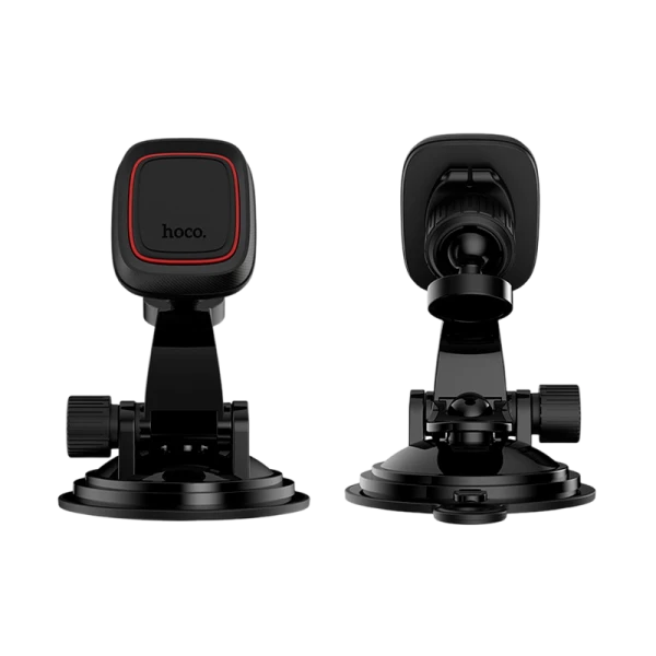 Держатель автомобильный HOCO CA28 присоска магнит черный (1/10/90)