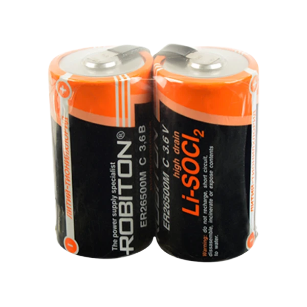 Батарейка ROBITON ER26500M-FT C высокотоковые с лепестковыми выводами SR2, в упак 10 шт 2/10/160