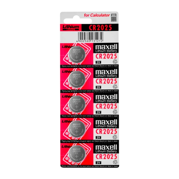 Батарейка Maxell CR2025 BL5 Lithium 3V (5/100/2000)