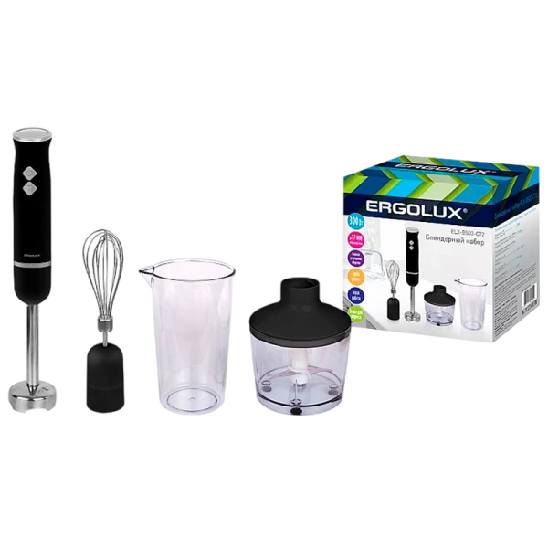 Блендер Ergolux ELX-BS03-C72 300W черный