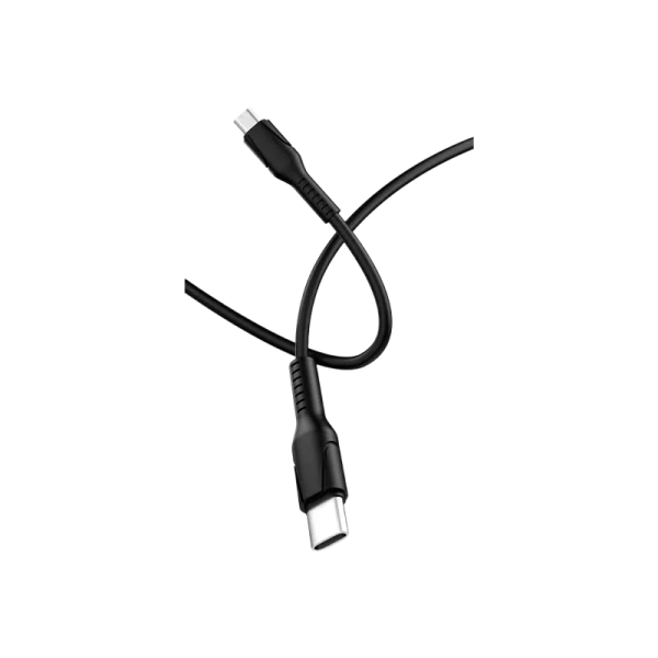 Кабель GoPower GP21M USB (m)-microUSB (m) 1.0м 2.4A силикон черный (1/200/800)