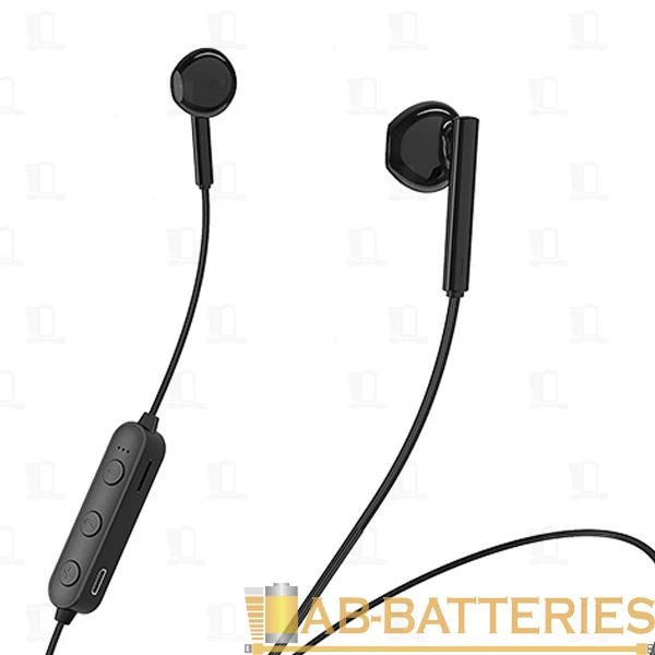 Наушники вставные Borofone BE27 bluetooth 4.2 с микр. черный (1/25/100)