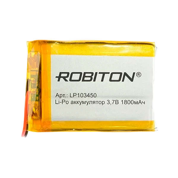 Аккумулятор ROBITON LP103450 3.7В 1800mAh PK1 (1/250)