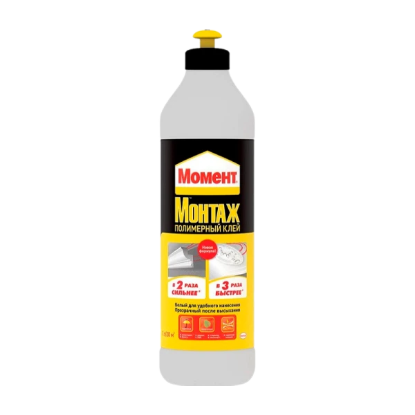 Монтажный клей Момент 500мл полимерный (1/12)