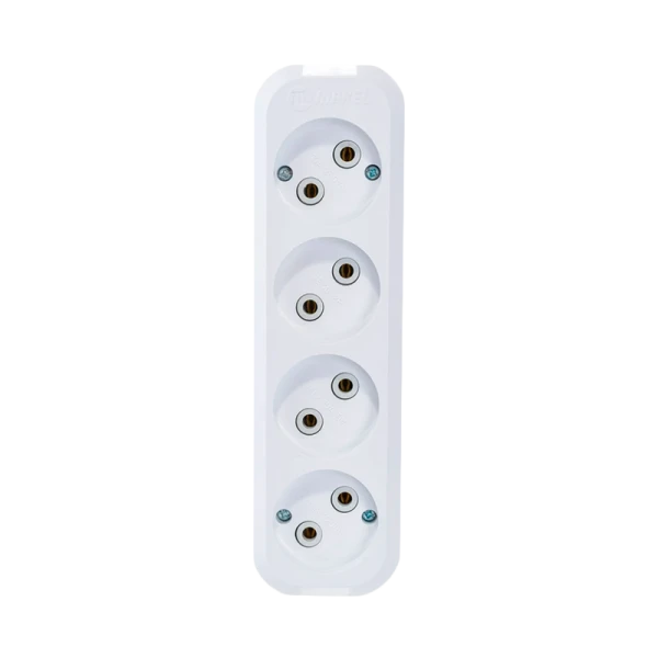 Колодка Makel 4р.Б/З белый MGP141 (1/20)