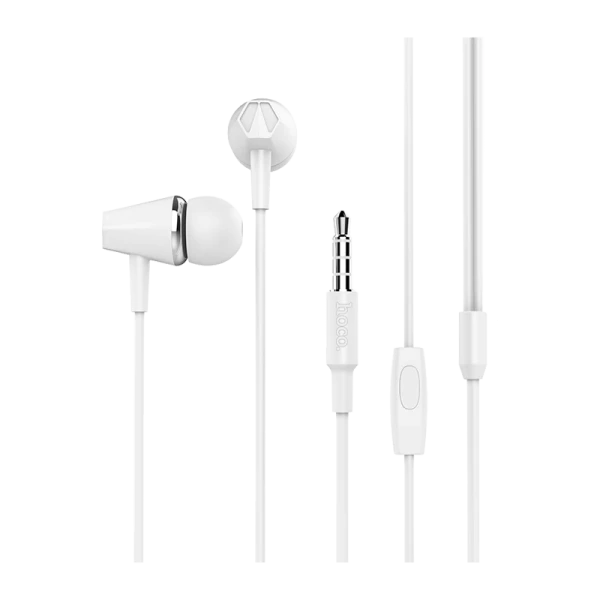 Наушники внутриканальные HOCO M34 с микр. белый (1/40/400)