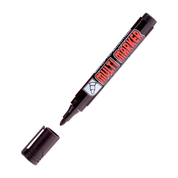Маркер перманентный Crown Multi Marker CPM-800 3.0мм черный (1/12/720)