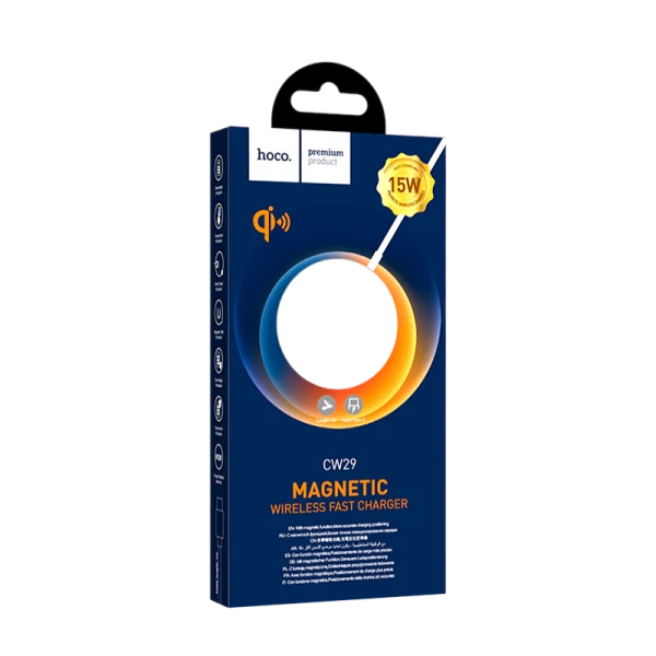 Беспроводное З/У HOCO CW29 2.0A 15W MagSafe белый (1/22/220)