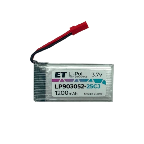 Аккумулятор ET LP903052-20C Li-Pol, 3.7В, 1200мАч (1/20)