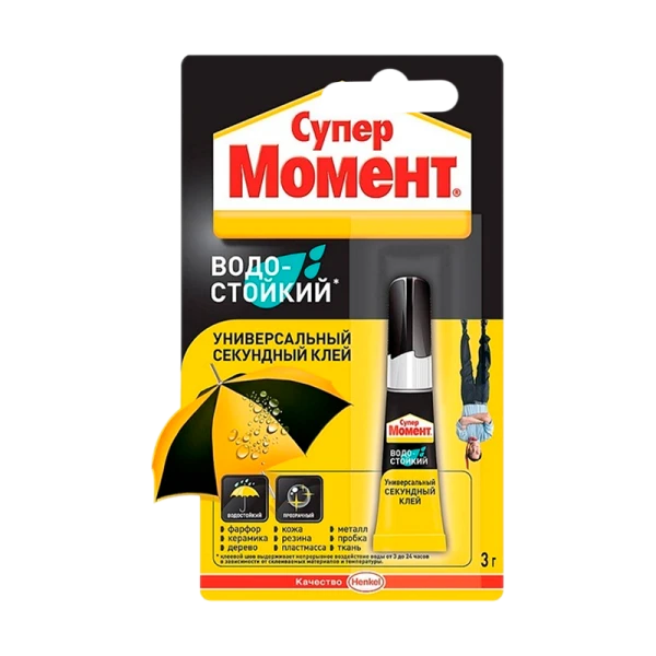 Супер-клей Момент ТРИО 3г универсальный BL1
