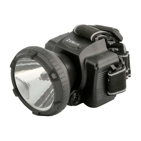 Фонарь налобный Ultraflash LED5366 0.5W 1LED 2 режима черный (1/5/100)