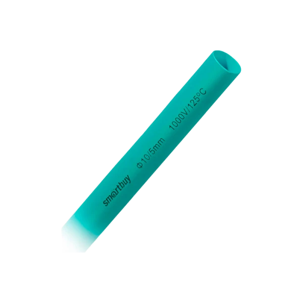 Термоусаживаемая трубка Smartbuy 10/5, ,зеленый, 1 метр (SBE-HST-10-g)