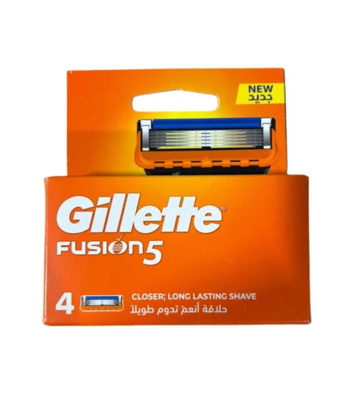Сменные кассеты Gillette FUSION 5 лезвий 4шт. (цена за 1 шт) (4/40)