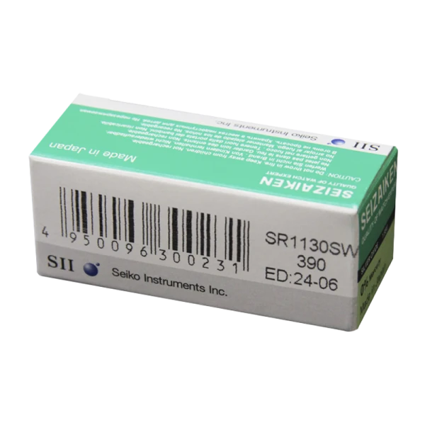 Батарейка SEIZAIKEN 390 (SR1130SW) Silver Oxide 1.55V (1/10/100/1000)