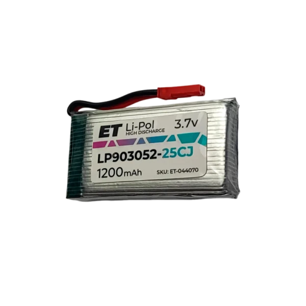 Аккумулятор ET LP903052-25CJ Li-Pol, 3.7В, 1200мАч