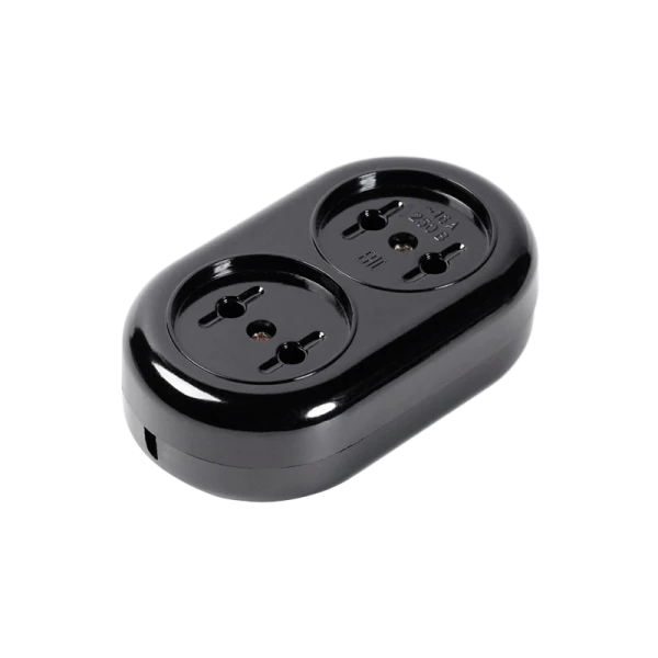 Колодка Smartbuy бакелитовая, 2 гнезда 10А/2,2кВт без заземления