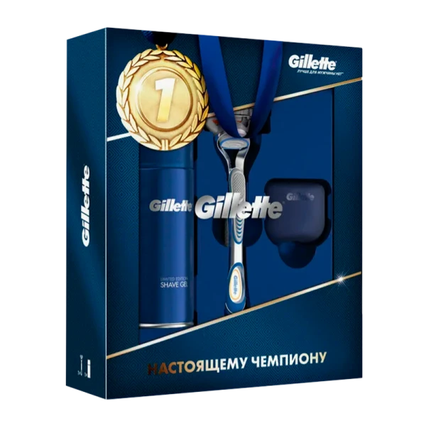 Набор Gillette Mach 3 (ст+1кас+гель75мл) *4* (коробка) 514