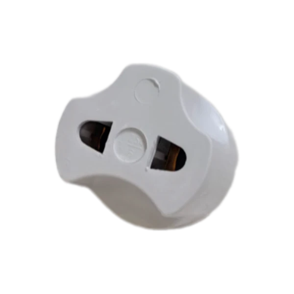 Сетевой переходник Без бренда "Треугольник" 1р.Б/З белый