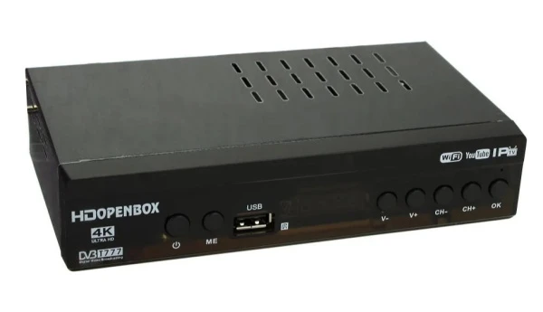 Приставка для цифрового ТВ Openbox Super T777 PRO DVB-T/T2 металл черный (1/60)