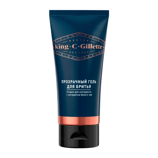 Гель для бритья Gillette King C. с экстрактом белого чая 150мл (1/6)