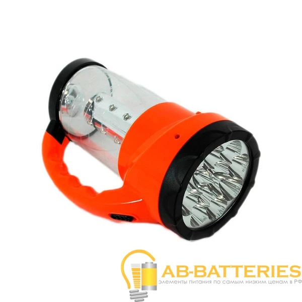 Фонарь туристический Облик 6007 28LED от аккумулятора оранжевый
