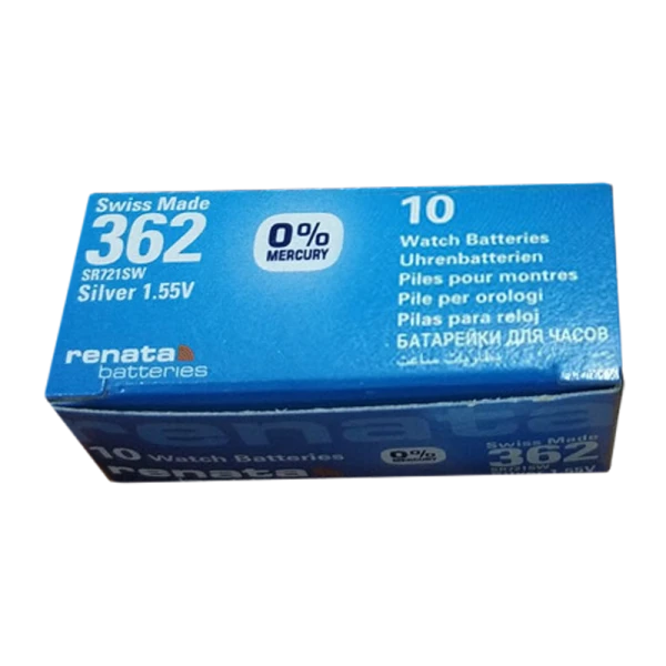 Батарейка Renata 362 (SR721SW) Silver Oxide 1.55V (1/10/100)