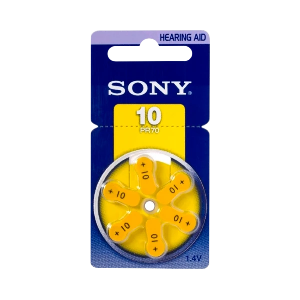 Батарейка Sony ZA10 BL6 Zinc Air 1.4V (6/60/300/90000)