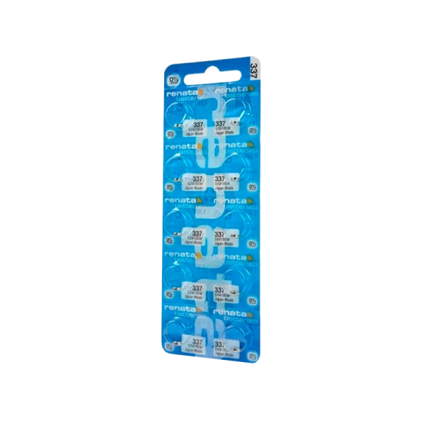 Батарейка Renata 337 (SR416SW) BL10 Silver Oxide 1.55V (10/100)