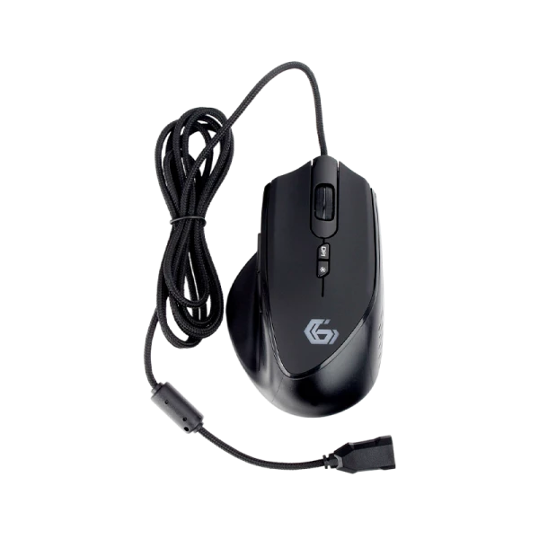 Мышь проводная Gembird MG-570 игровая черный (1/40)