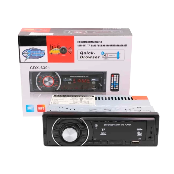 Автомагнитола ENERGY SOUND CDX-6301, bluetooth, usb, micro, aux, fm, пульт(1/20)