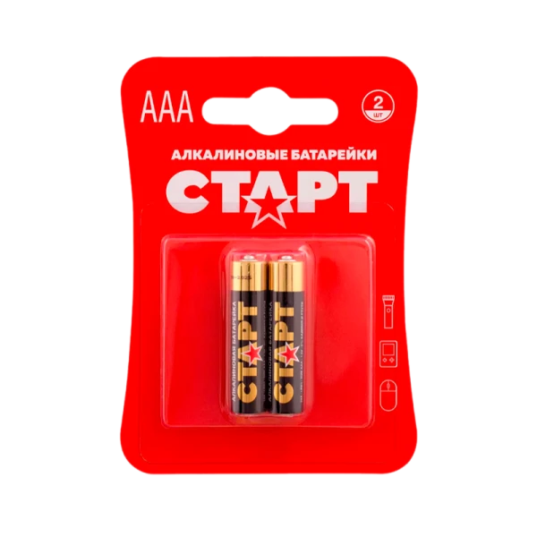 Батарейка Старт LR03 AAA BL2 Alkaline 1.5V (2/40/720)