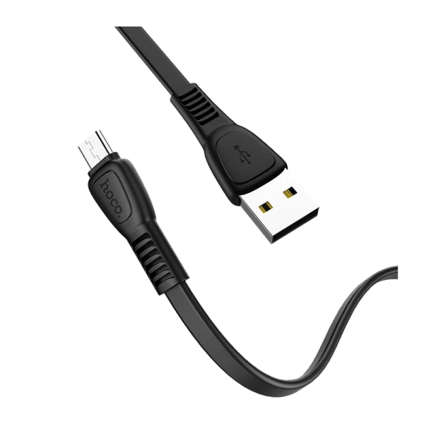 Кабель HOCO X40 USB (m)-microUSB (m) 1.0м 2.4A TPE черный (1/33/330)