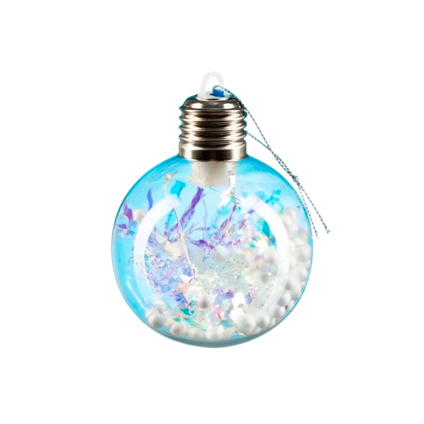 Гирлянда Старт НГ 1LED 8 см шар 2 белый