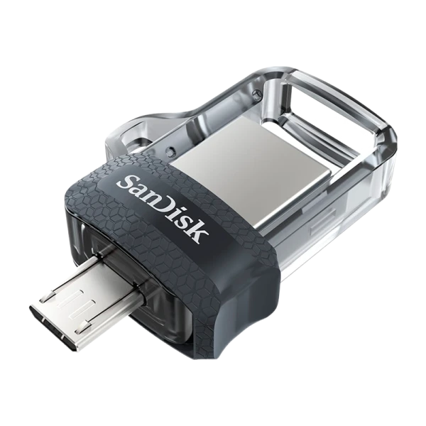 Флеш-накопитель SanDisk Ultra Android Dual Drive DD3 64GB USB3.0 microUSB (m) пластик черный