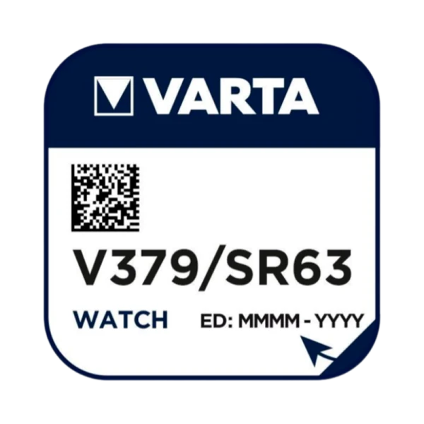Батарейка Varta 379 (SR521SW) BL1 Silver Oxide 1.55V (1/10/100)