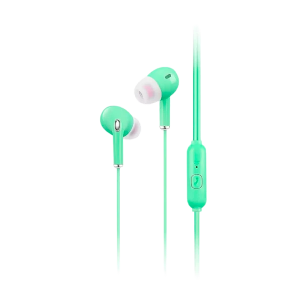 Наушники внутриканальные Smartbuy Pro JR с микр. зеленый в коробке (1/50)