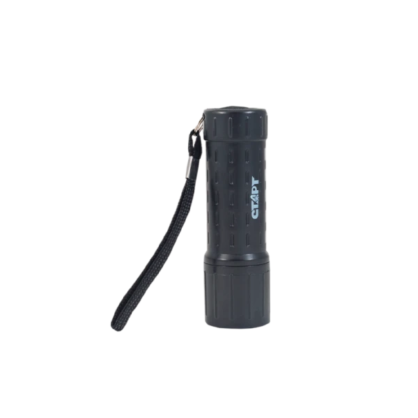 Фонарь светодиодный Старт LHE 202-C1 9LED от батареек черный (1/20/200)