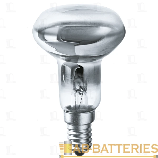 Лампа накаливания зеркальная Navigator E14 60W 230V рефлектор (1/10/100)