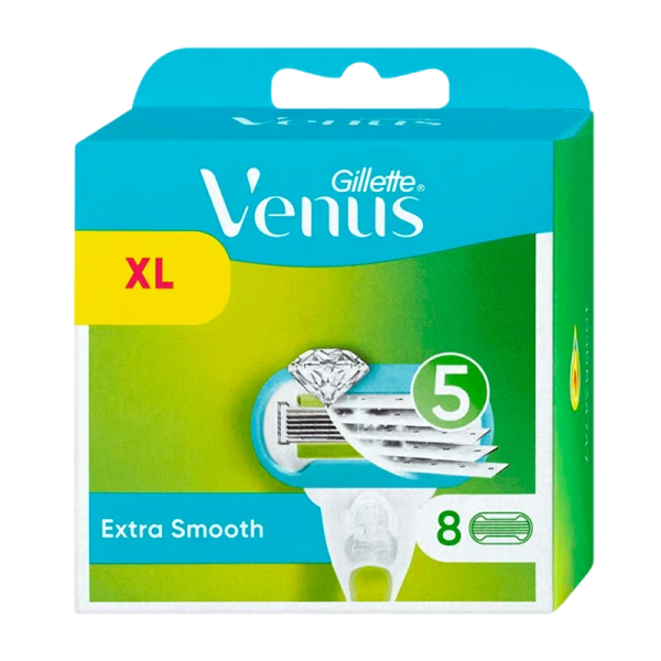 Сменные кассеты Gillette Venus EMBRACE Extra Smooth (RUS) 5 лезвий 8шт. (цена за 1 шт) (8/80)
