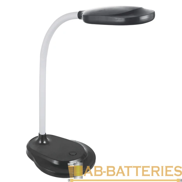 Светильник настольный Ultraflash UF-735 9W 230V на основании сенс. черный