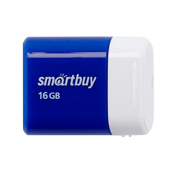 Флеш-накопитель Smartbuy Lara 16GB USB2.0 пластик синий