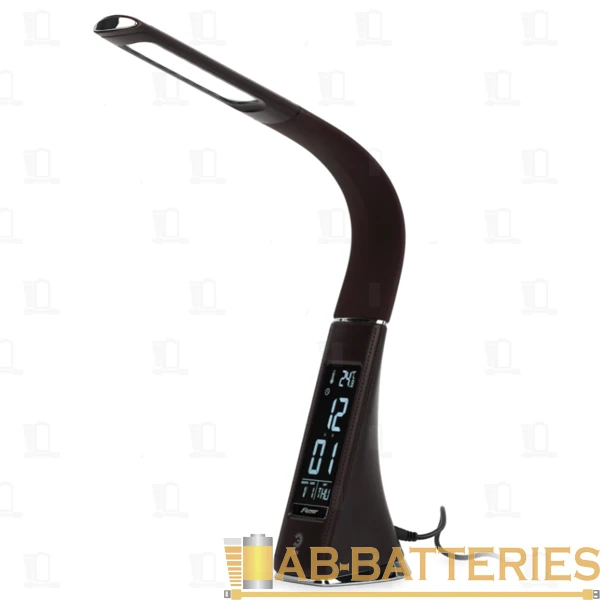 Светильник настольный ЭРА NLED-461 7W 220V 25LED на основании сенс. 3 ур.ярк. коричневый (1/12)