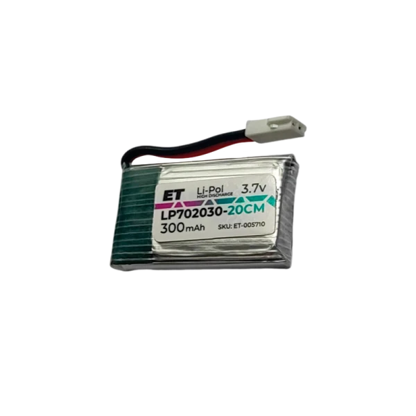 Аккумулятор ET LP702030-20CM Li-Pol, 3.7В, 300мАч (1/20)