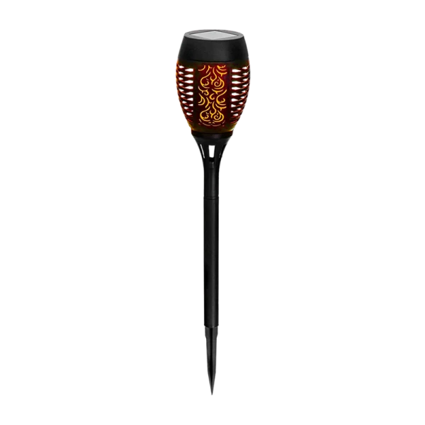 Фонарь садовый Старт Маори Пламя 2.3W 36LED от солнечной батареи IP44 датчик движения черный (1/12)