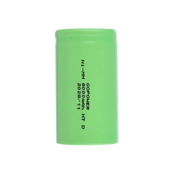 Аккумулятор высокотемпературный GoPower HR20 D NI-MH 8000mAh (1/10/120)