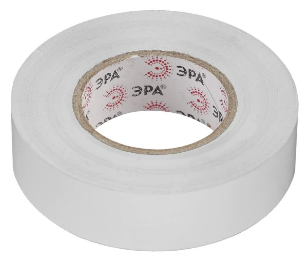 Изолента ЭРА ПВХ 15мм*20м белый (1/10/200)